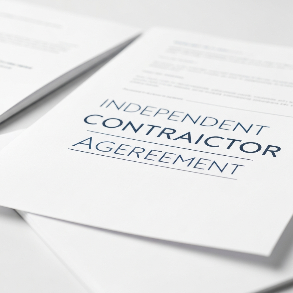 Independent Contractor Agreement A Comprehensive Guide