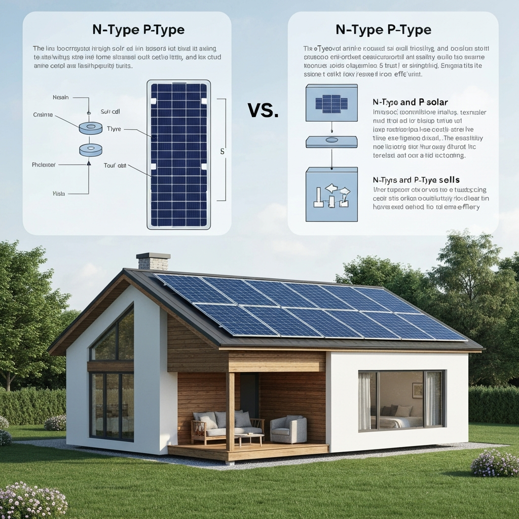 N Type vs P Type Solar Cells Which Boosts Home Efficiency?