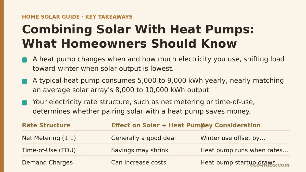 Combining Solar With Heat Pumps: What Homeowners Should Know