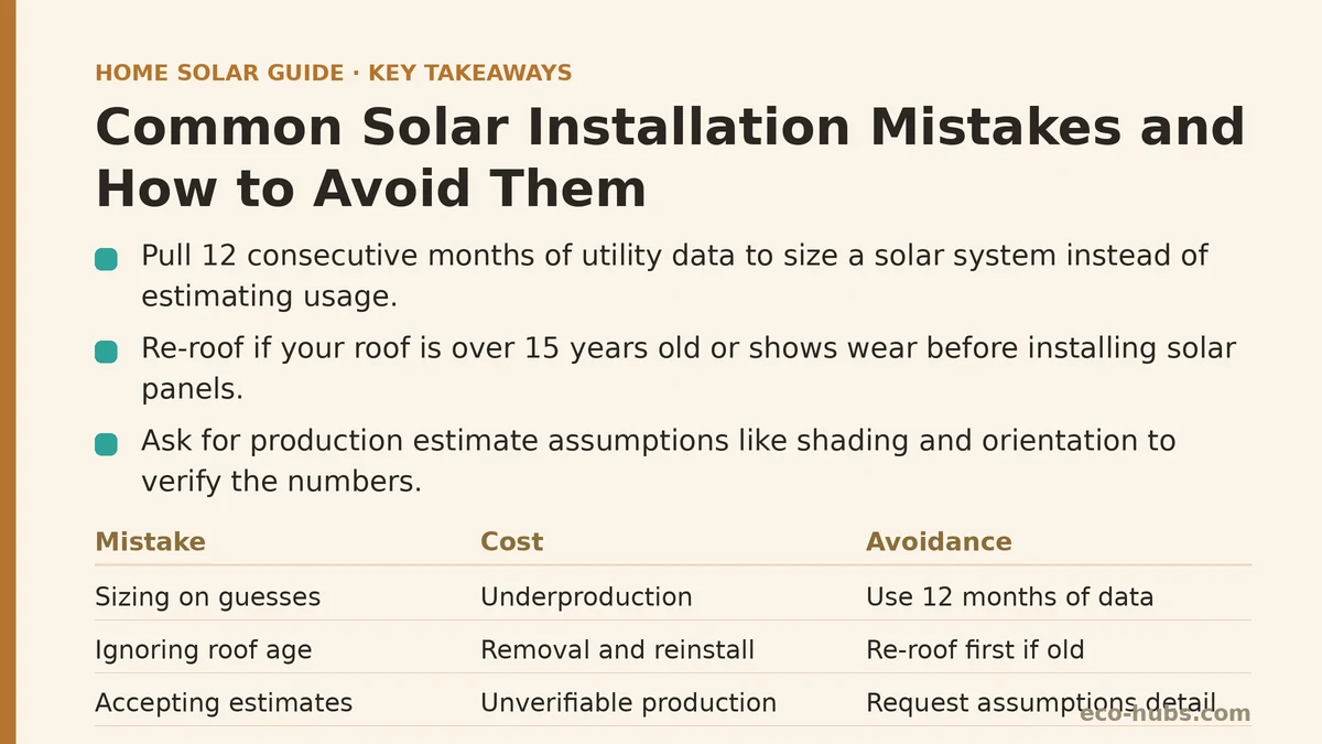 Common Solar Installation Mistakes and How to Avoid Them
