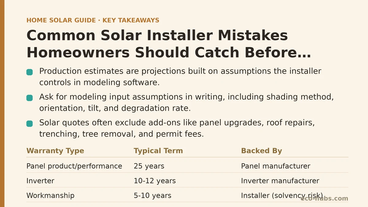 Common Solar Installer Mistakes Homeowners Should Catch Before Signing