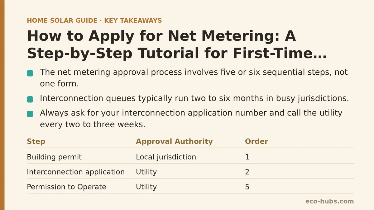 How to Apply for Net Metering: A Step-by-Step Tutorial for First-Time Homeowners