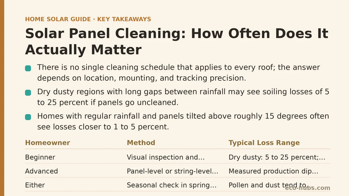 Solar Panel Cleaning: How Often Does It Actually Matter