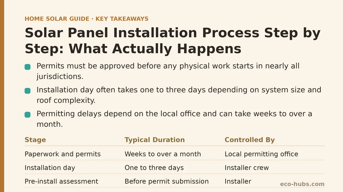 Solar Panel Installation Process Step by Step: What Actually Happens