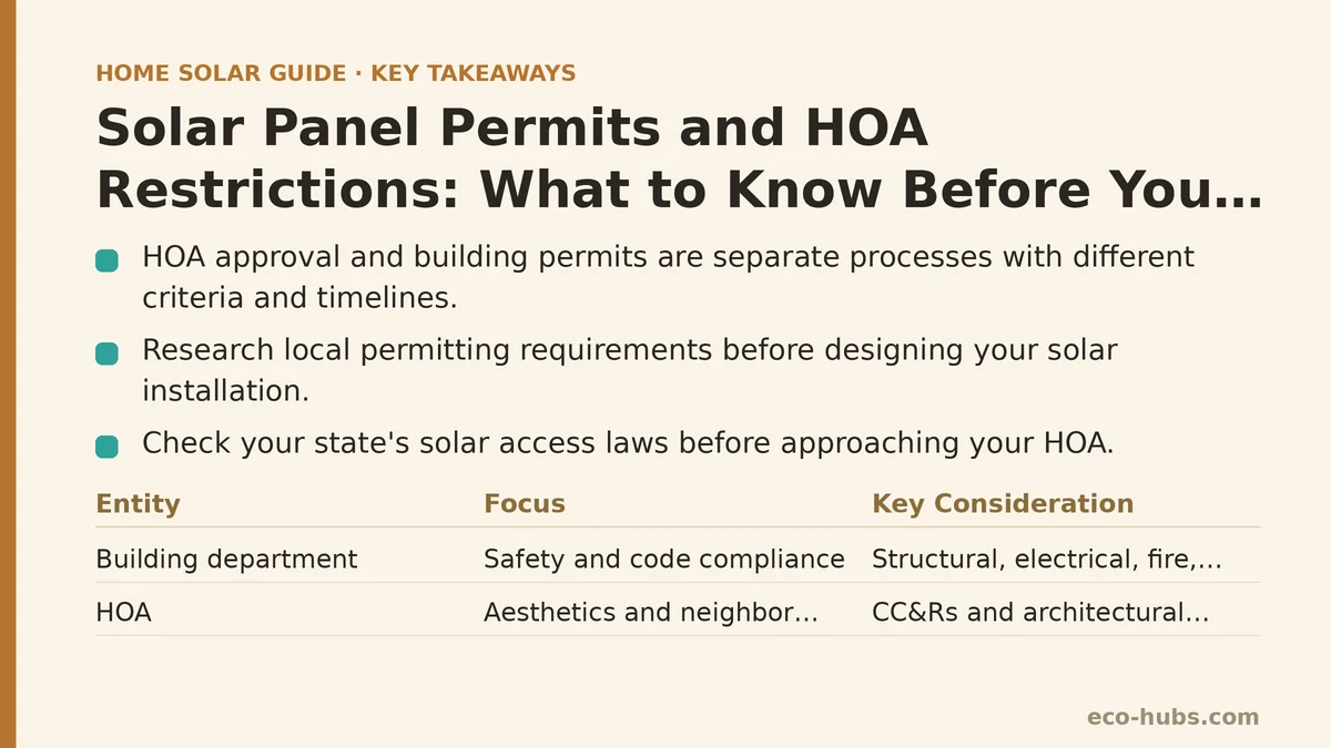 Solar Panel Permits and HOA Restrictions: What to Know Before You Apply