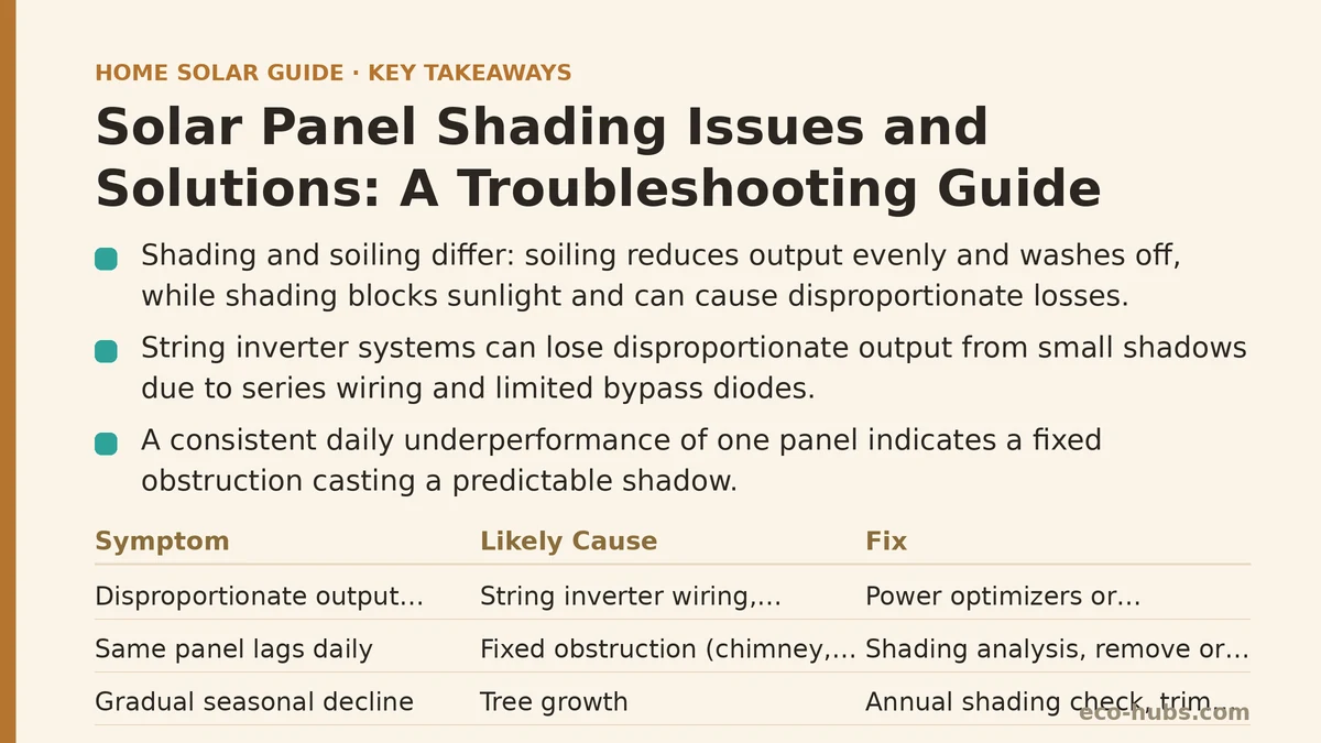 Solar Panel Shading Issues and Solutions: A Troubleshooting Guide