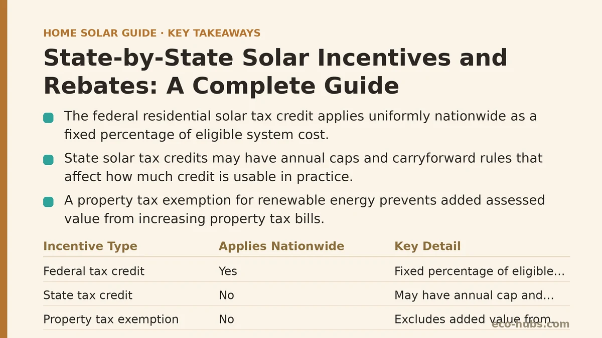 State-by-State Solar Incentives and Rebates: A Complete Guide