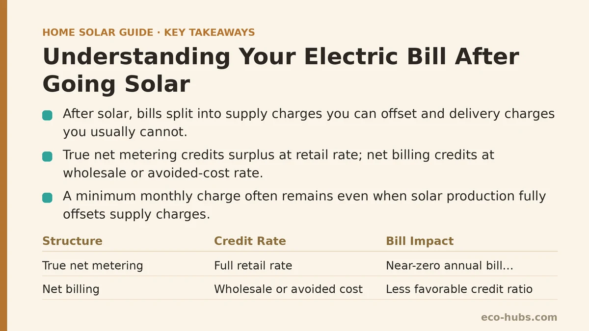 Understanding Your Electric Bill After Going Solar
