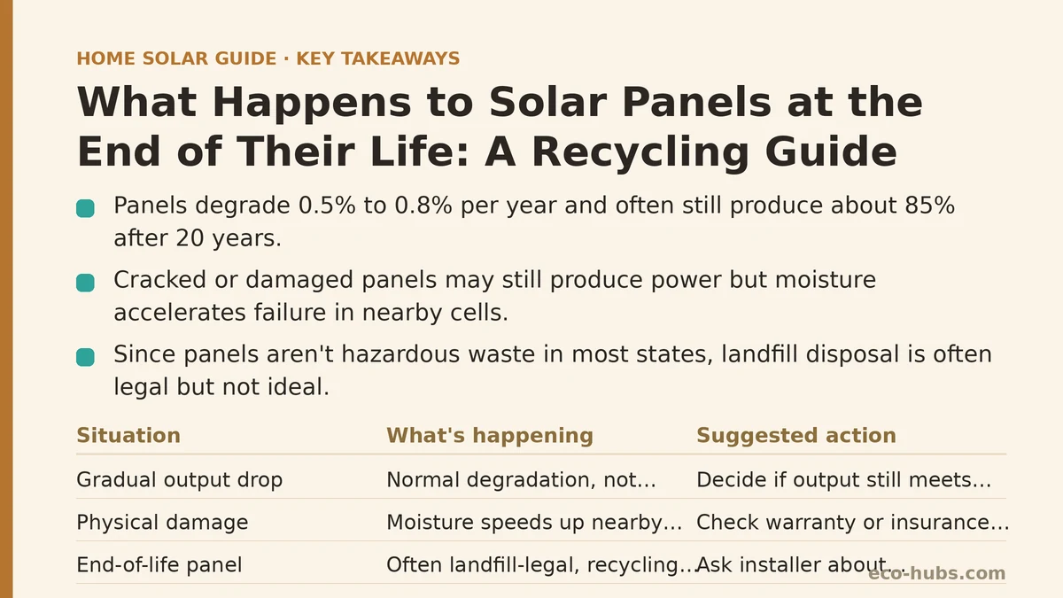 What Happens to Solar Panels at the End of Their Life: A Recycling Guide